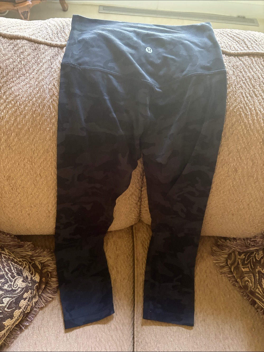 lululemon athletica woman  Black Camouflage High-Rise Leggings